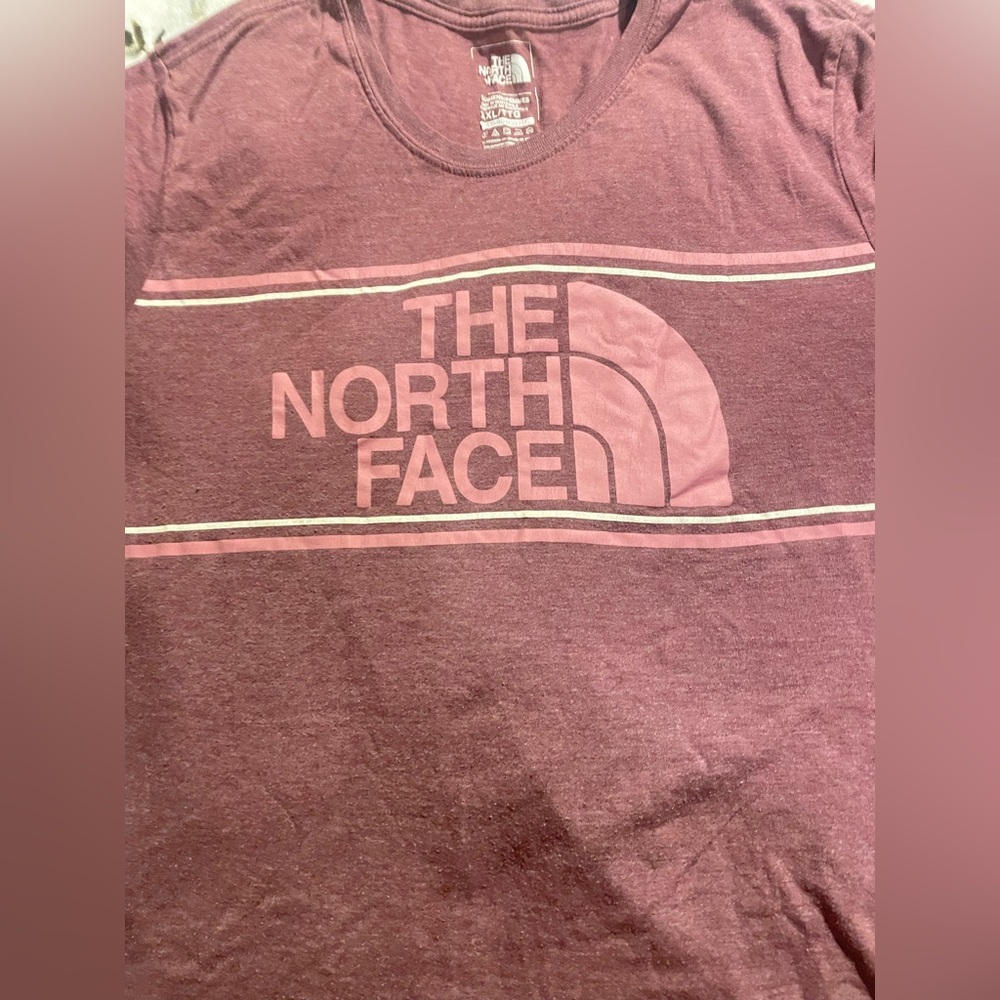 The North Face Burgundy Tee